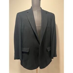 Club Room 100% Camel Hair Suit Jacket Black Size S-40 JL